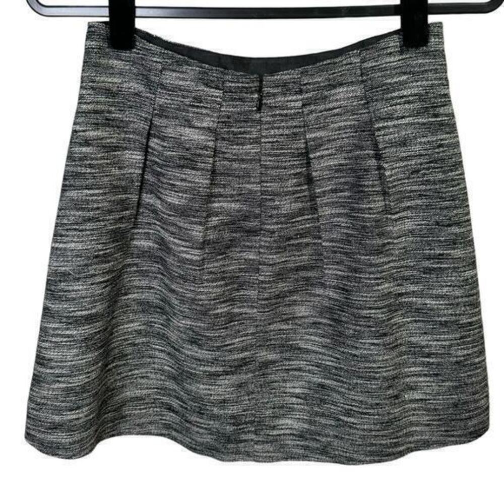 Madewell Countdown Tweed Pleated Mini skirt Size 0‎ - Picture 4 of 6